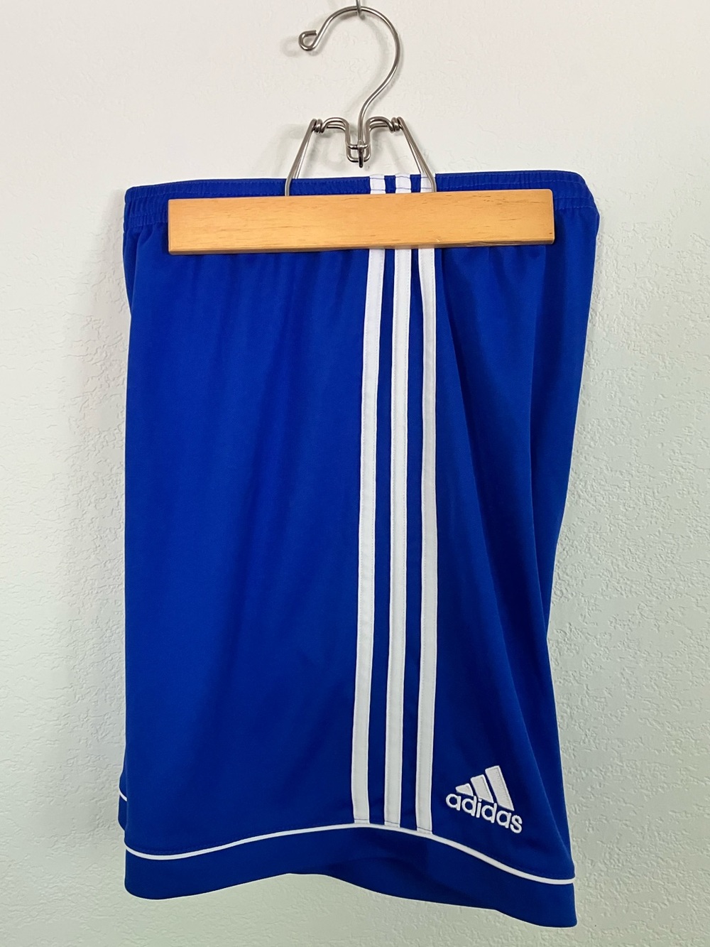 adidas squadra 17 vertical 3-stripe soccer shorts - m
